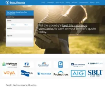 Bestlifequote.com(Compare Term Life Insurance Quotes) Screenshot