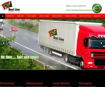 Bestlinecargo.com(Best Line Cargo Company in Dubai) Screenshot