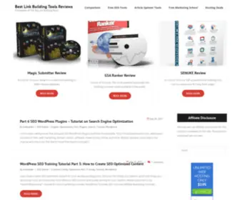 Bestlinkbuildingtools.com(Best Link Building Tools Reviews) Screenshot