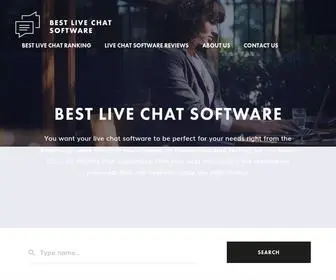 Bestlivechatsoftware.com(Best Live Chat Software) Screenshot