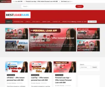 Bestloanbank.com(India's No.1 Finance Blog) Screenshot