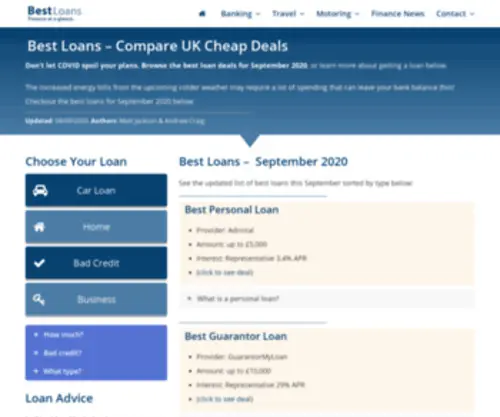 Bestloans.net(Best Loans May 2024) Screenshot