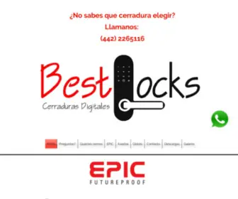 Bestlocks.mx(Cerraduras Lockers) Screenshot