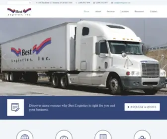 Bestlogistics.net(Best Logistics) Screenshot