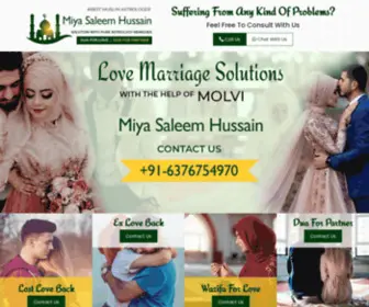 Bestlovebacksolutions.info(Miya Saleem Hussain) Screenshot