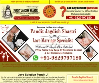 Bestlovesolutionpandit.com(Best Love Solution Expert Pandit Ji) Screenshot