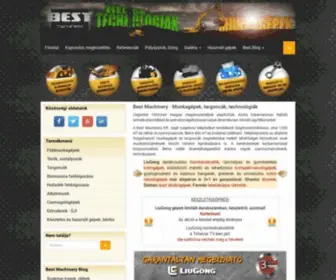 Bestmachinery.hu(Best Machinery) Screenshot