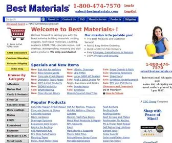 Bestmaterials.com(Best Materials) Screenshot