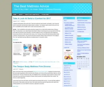 Bestmattressadvice.com(The Best Mattress Advice) Screenshot