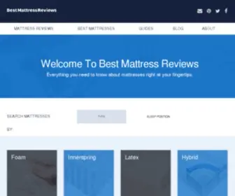 Bestmattressreviews.com(Best Mattress Reviews) Screenshot