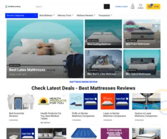 Bestmattresssleep.com(Best Mattresses ofTop Mattresses Brands Reviewed) Screenshot