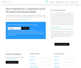 Bestmentalmodels.com(The Most Comprehensive) Screenshot