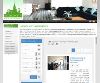 Bestmexicoapartments.com(Mexico City Apartments for temporary rental) Screenshot