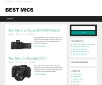 Bestmics.com(Best Mics) Screenshot