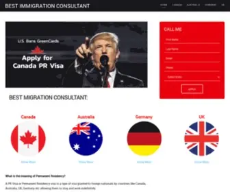 Bestmigrationconsultant.com(Canada PR) Screenshot