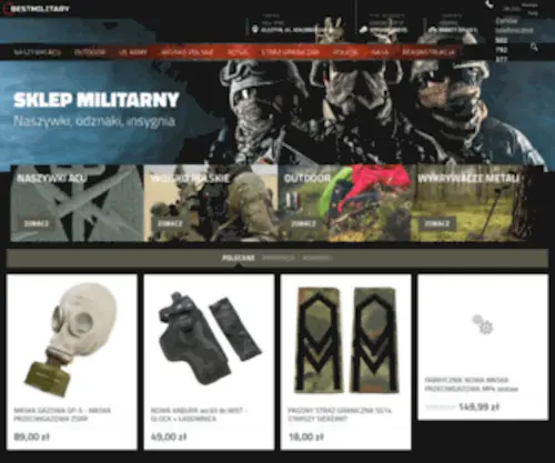 Bestmilitary.pl(US ARMY NASZYWKI) Screenshot