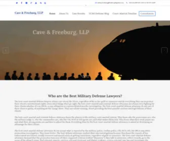 Bestmilitarydefenselawyers.com(Defending America's Heroes Facing Court) Screenshot