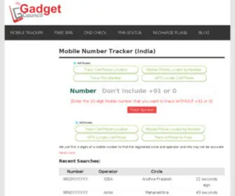 Bestmobilenumbertracker.com(Mobile number tracker) Screenshot