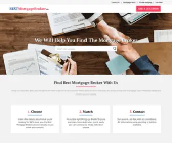 Bestmortgagebrokers.ca(Mortgage Brokers Across Canada) Screenshot