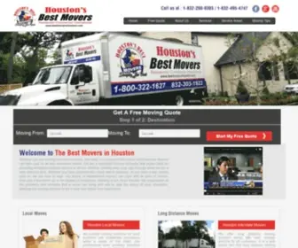 Bestmovershouston.com(Houston Movers) Screenshot