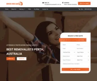 Bestmoversperth.com.au(Best removalists in Perth) Screenshot