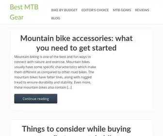 Bestmtbgear.com(Best MTB Gear) Screenshot
