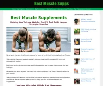 Bestmusclesupps.com(Best Muscle Supplements) Screenshot