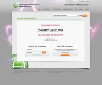 Bestmusic.ws(Your Internet Address For Life) Screenshot