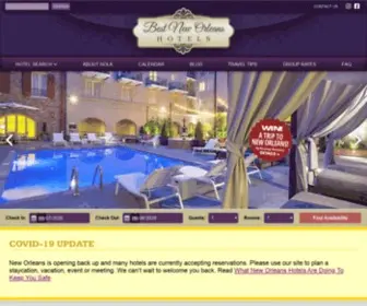 Bestneworleanshotels.com(Viewing All Hotels) Screenshot