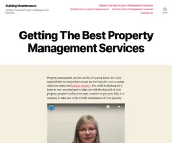 Bestnotequote.com(Getting The Best Property Management Services) Screenshot