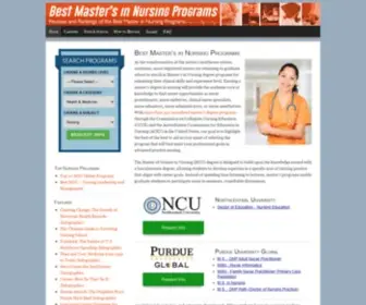 Bestnursingmasters.com(Best Masters in Nursing Programs) Screenshot