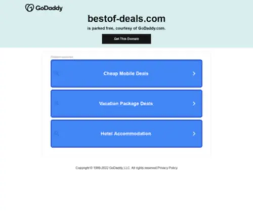 Bestof-Deals.com(Create an Ecommerce Website and Sell Online) Screenshot