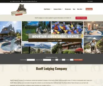 Bestofbanff.com(Banff Lodging Company with 9 Great Hotels in Banff) Screenshot