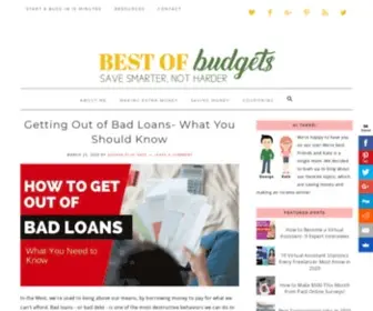 Bestofbudgets.com(Best of Budgets) Screenshot