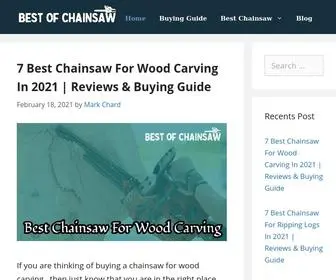 Bestofchainsaw.com(Best of Chainsaw) Screenshot