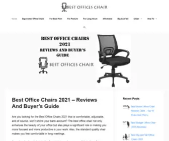 Bestofficeschair.com(Best Office ChairsReviews And Buyer's Guide) Screenshot