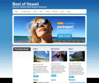 Bestofhawaii.com(Best of Hawaii Vacations) Screenshot