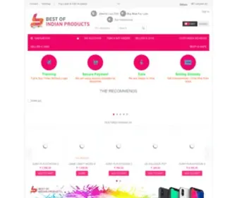 Bestofindianproducts.com(Buy Best of Indian Products Online at Lowest Price) Screenshot