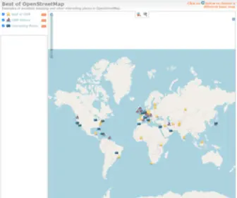 Bestofosm.org(Best of OpenStreetMap) Screenshot