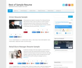 Bestofsampleresume.com(Best of Sample Resume) Screenshot