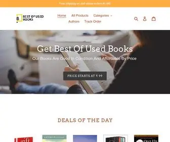 Bestofusedbooks.com(Best of Used Books) Screenshot