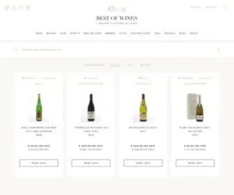Bestofwines.com(Buy wine online) Screenshot