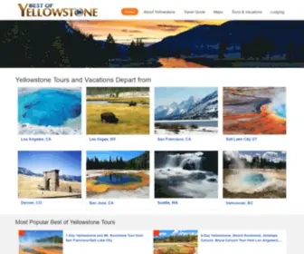 Bestofyellowstone.com(Yellowstone Tour and Vacation packages) Screenshot