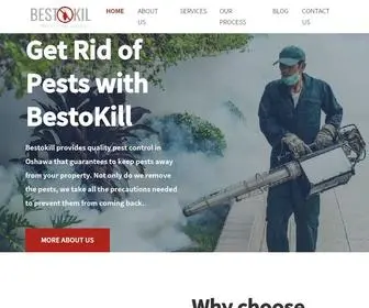 Bestokill.com(Best Pest Control Services in Oshawa) Screenshot