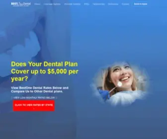 Bestonedental.com($25 per visit co pay for individuals and/or families) Screenshot