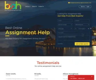 Bestonlineassignmenthelp.com(Best Online Assignment Help with Aussie Experts) Screenshot