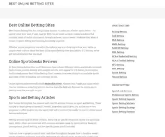 Bestonlinebettingsites.com Screenshot