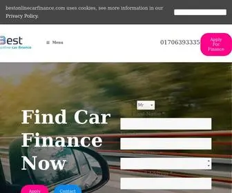 Bestonlinecarfinance.com(Best Online Car Finance) Screenshot