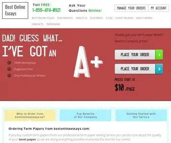 Bestonlineessays.com(Best Online Essays (20% OFF for all our NEW Clients)) Screenshot
