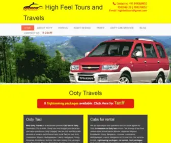 Bestootytravels.com(Ooty Travels) Screenshot